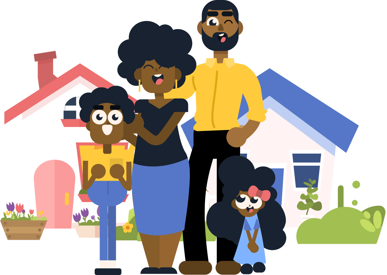 Family using BrainBite together
